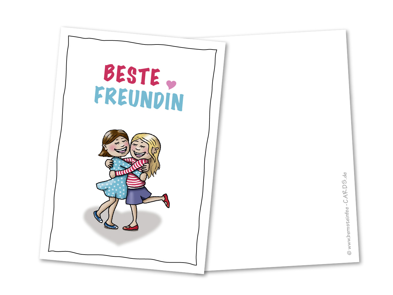 Postkarte Beste Freundin