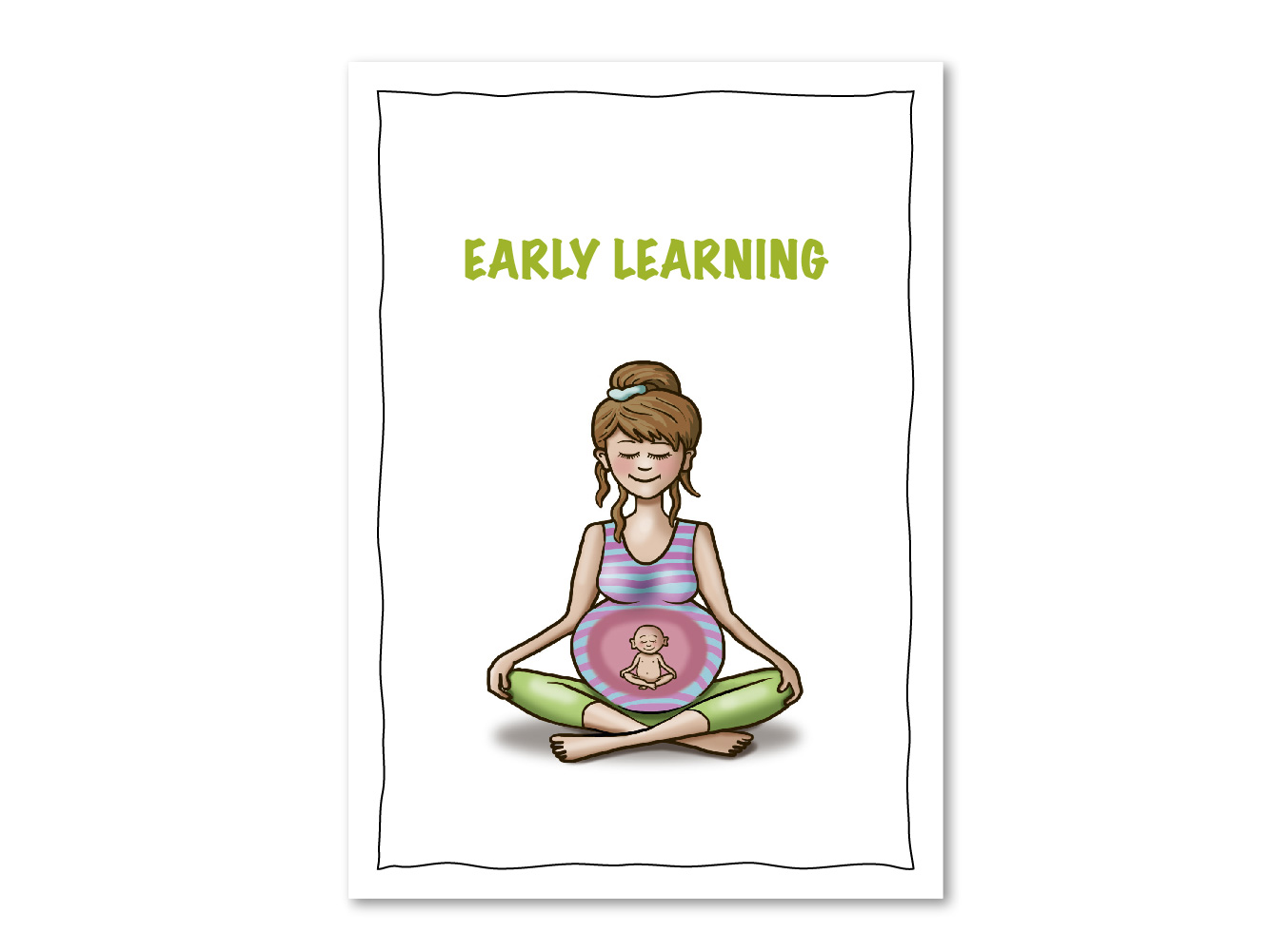 Postkarte Yogababy Early Learning