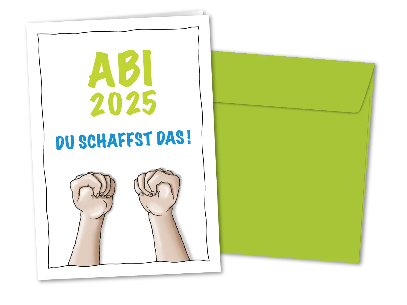 Karte Abitur Du schaffst das