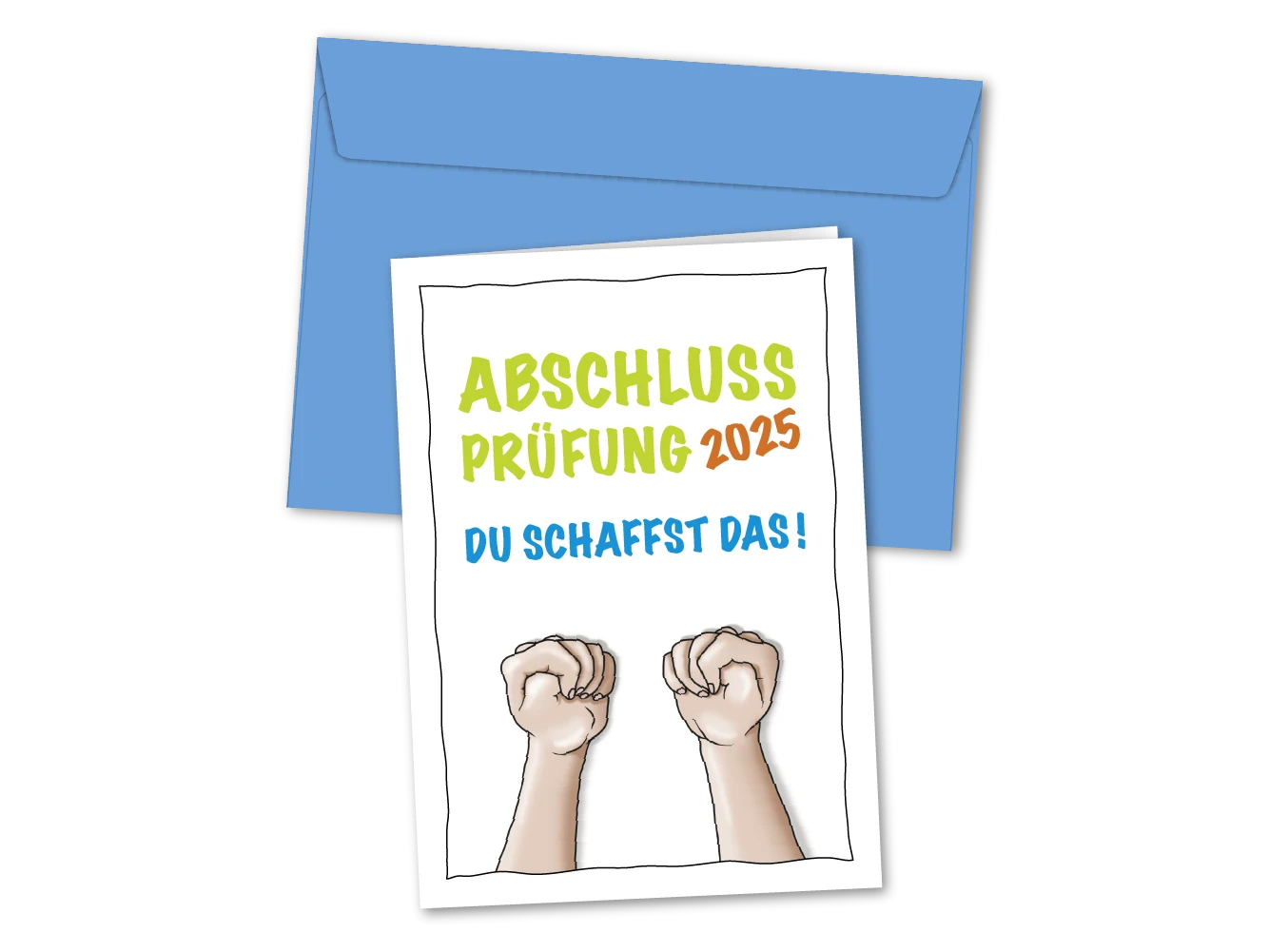 Karte Abschlussprüfung Du schaffst das
