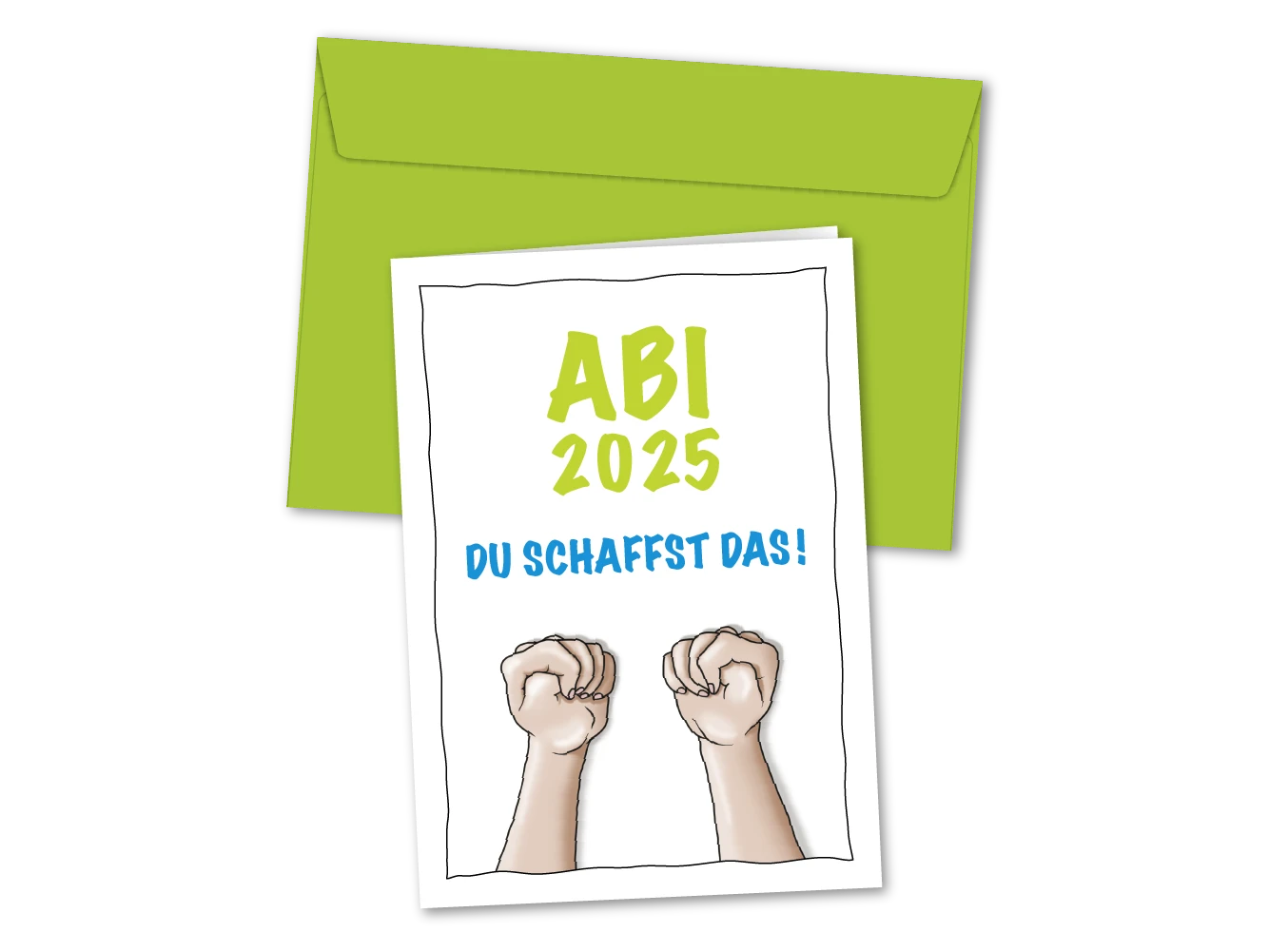 Karte Abitur Du schaffst das