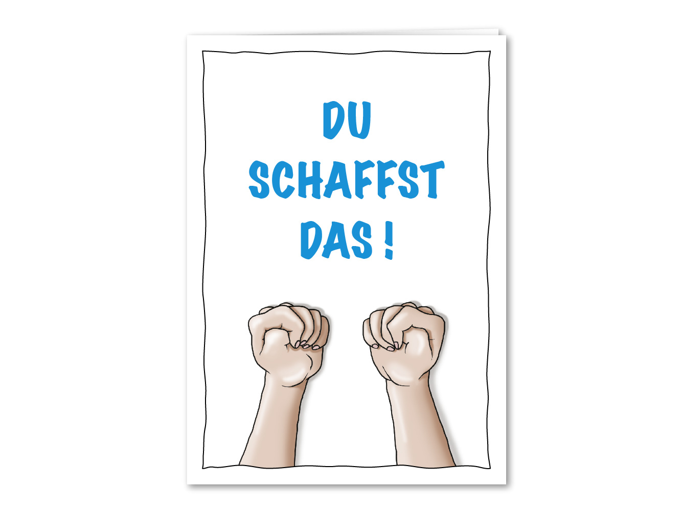 Karte Du schaffst das