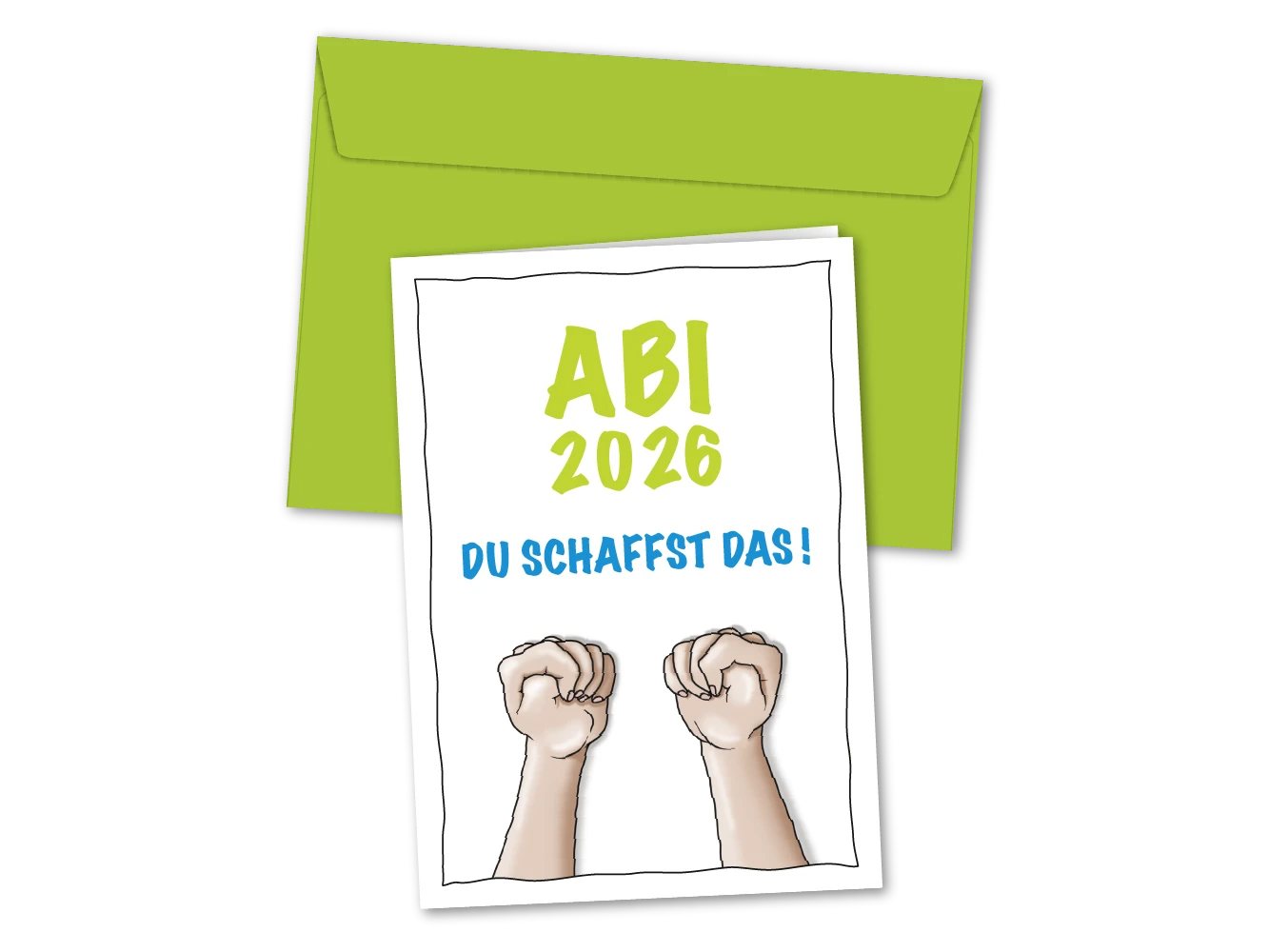 Karte Abitur Du schaffst das
