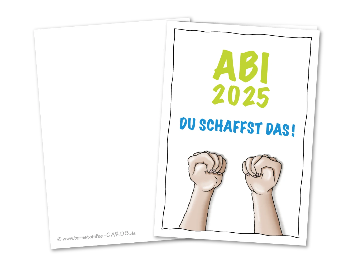 Karte Abitur Du schaffst das