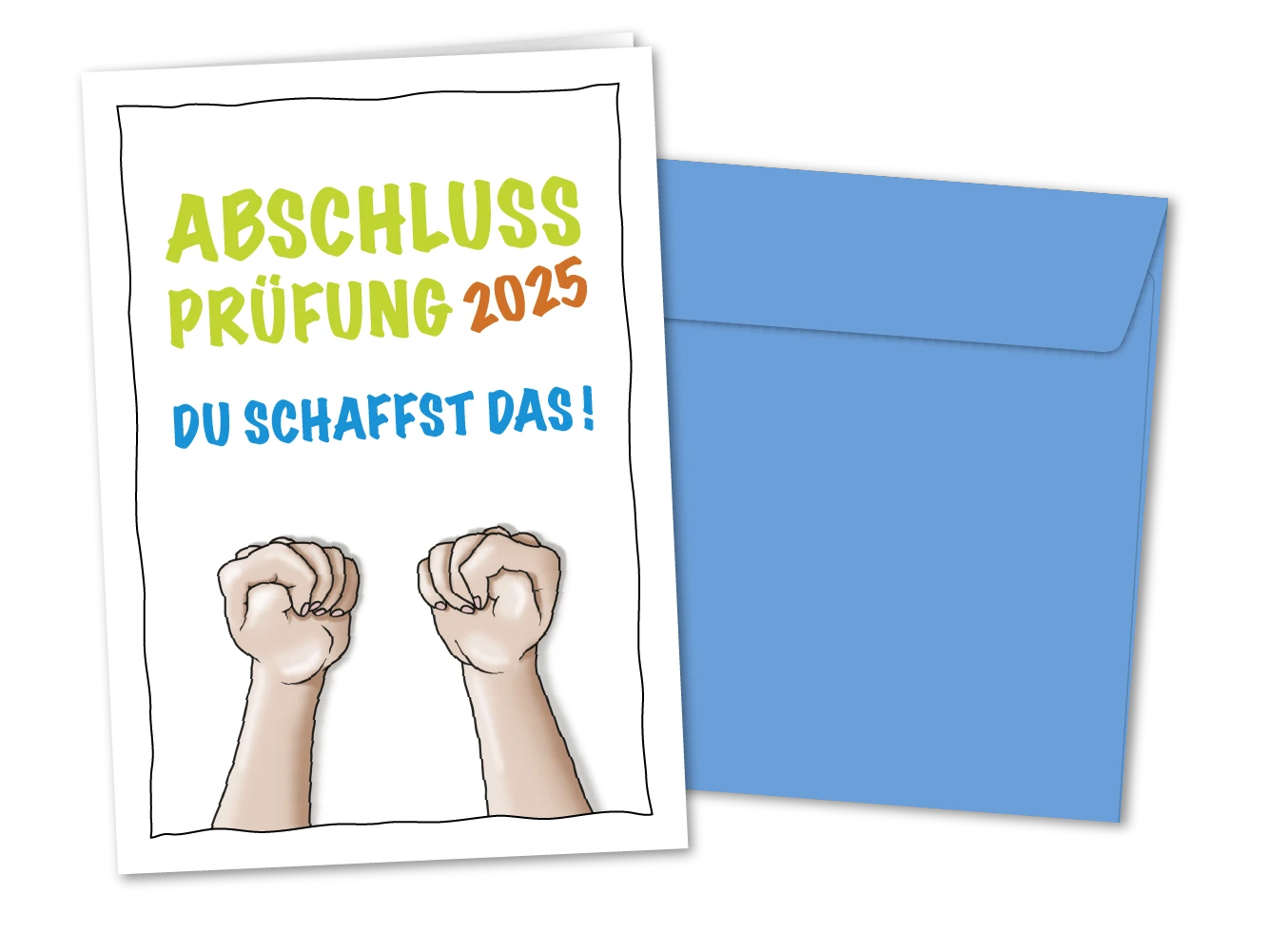 Karte Abschlussprüfung Du schaffst das